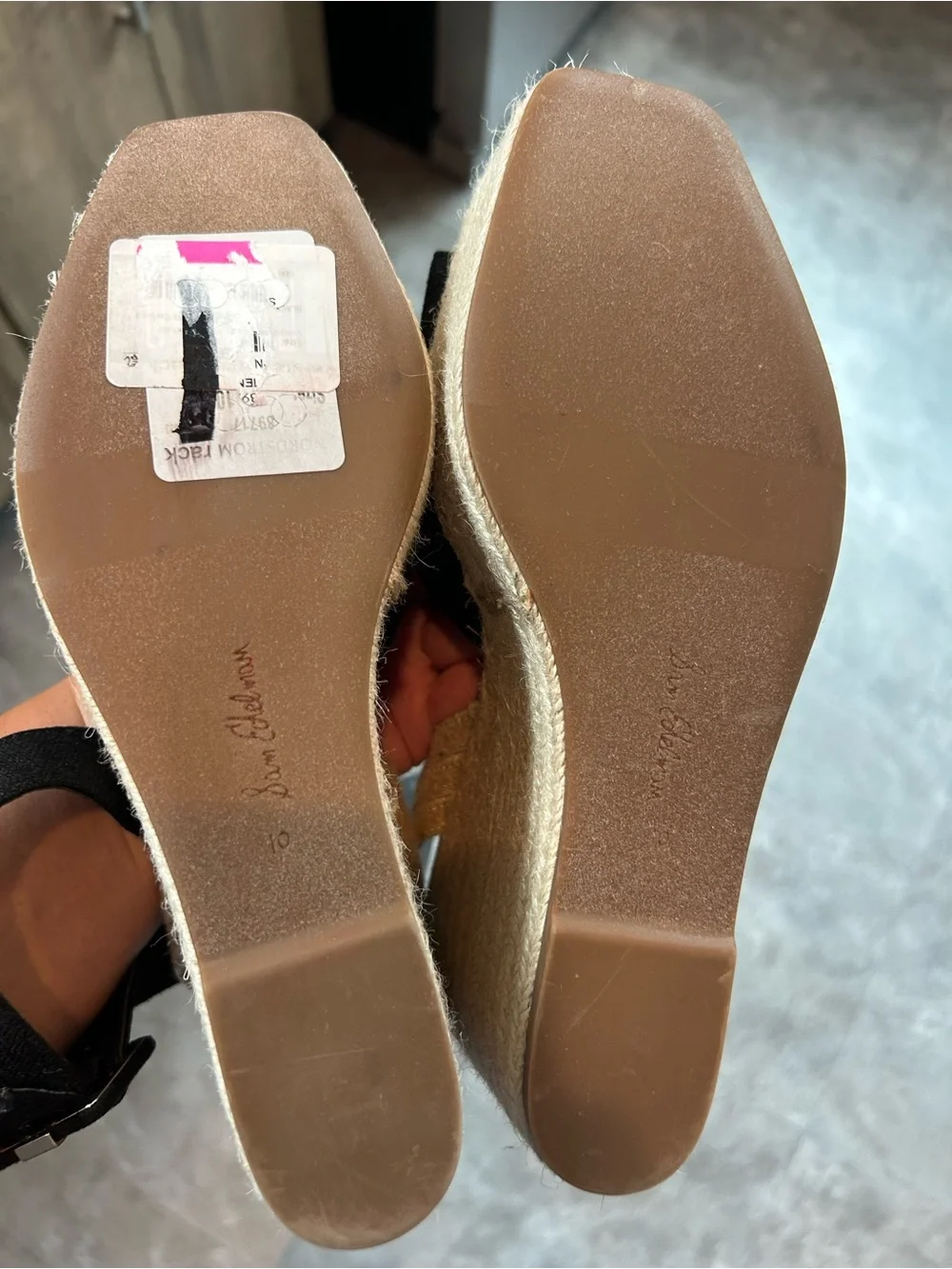 Sam Edelman Women's Vada Wedge Sandals Size 10 Wedding Dress Shoes